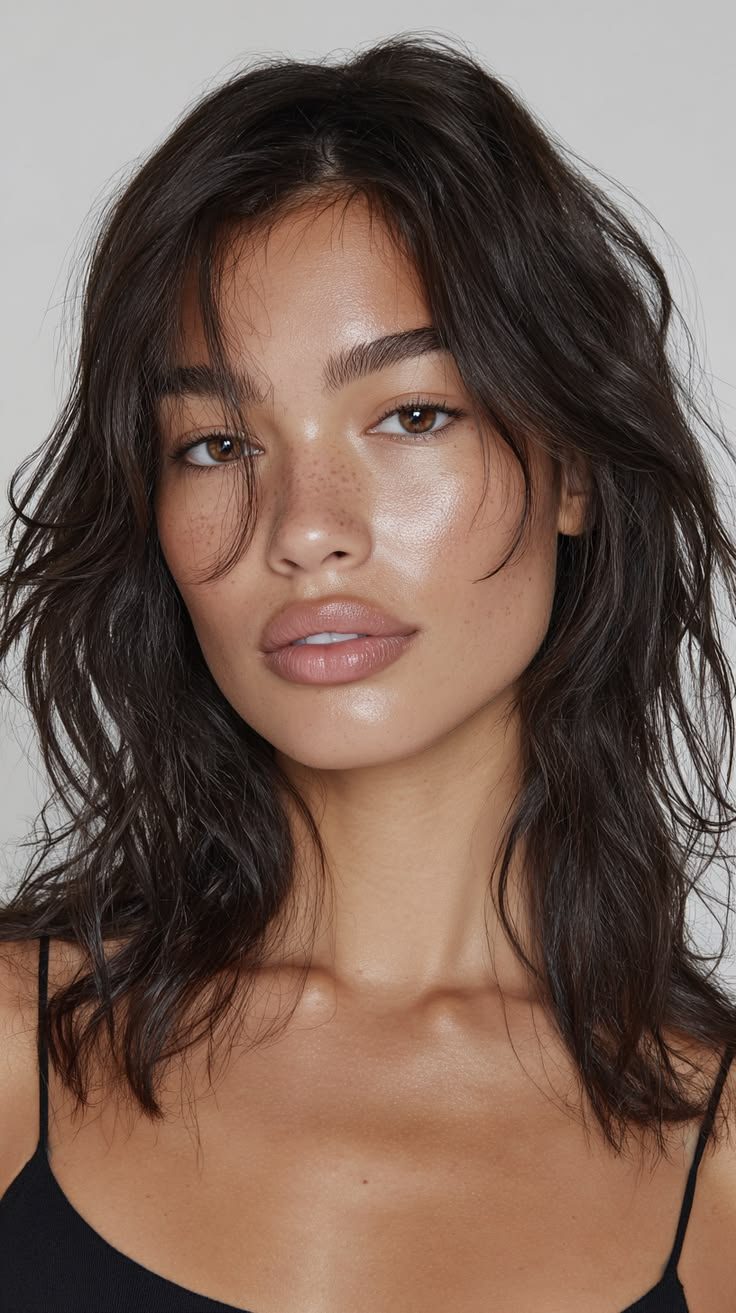 Dessange campaign — layered sunlit hair